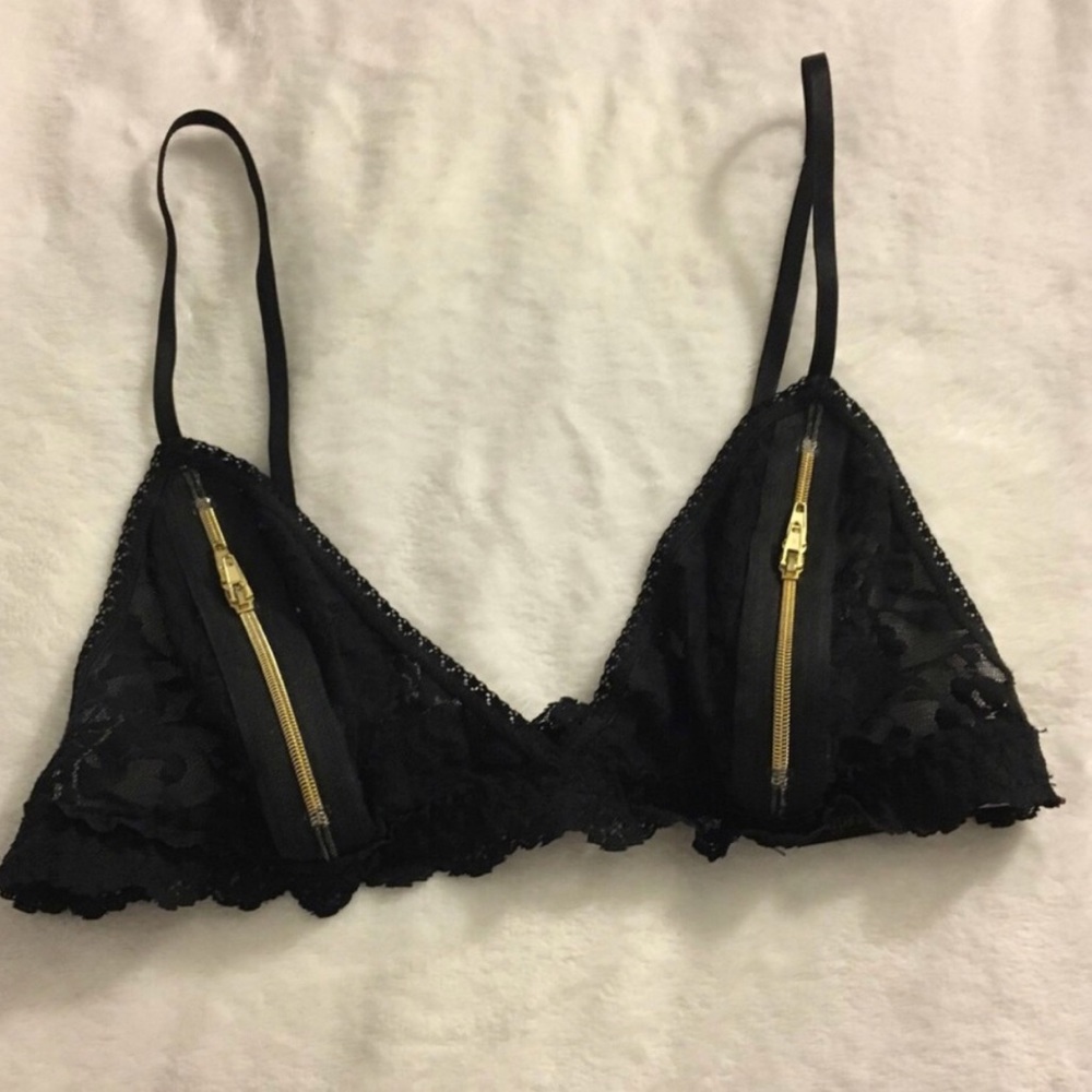 Zip bralette